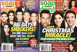 Days of Our Lives Soap Opera Digest Magazines Lot of 20 Issues 2017-2019