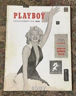 December, 1953, Original 1st Issue PLAYBOY MAGAZINE, Monroe, Hefner, Good Cond