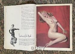 December, 1953, Original 1st Issue PLAYBOY MAGAZINE, Monroe, Hefner, Good Cond