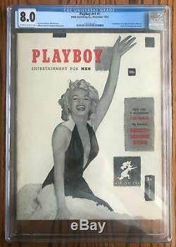 December 1953 Playboy Marilyn Monroe #v1 #1 HMH Magazine CGC Universal 8.0