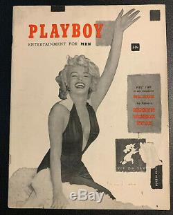 December 1953 Volume 1 Issue #1 Playboy! Marilyn Monroe! With Centerfold