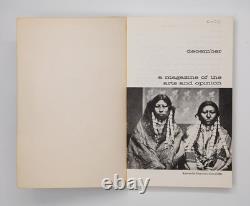 December magazine a magazine of the arts &opinion 1965 & 1970 2 issue set