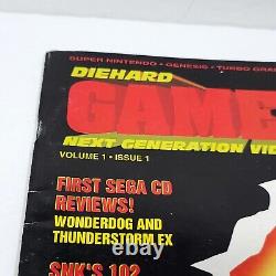 Diehard Gamefan Magazine Vol 1 Issue 1 Sega CD Reviews 1992 1st Edition