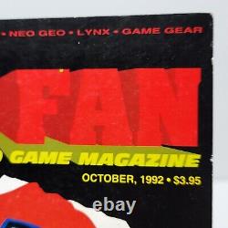 Diehard Gamefan Magazine Vol 1 Issue 1 Sega CD Reviews 1992 1st Edition