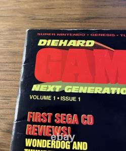 Diehard Gamefan Magazine Volume 1 Issue 1 October 1992 First Issue! Beautiful
