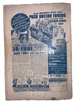 Double Action Gang, February 1937, Harry Sinclair Drago, Murray Leinster, Pulp