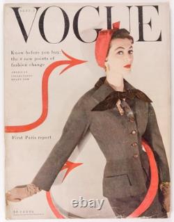 Dovima DIANE ARBUS Balenciaga VOGUE September 1953 Jean Patchett SUZY PARKER vtg