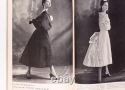 Dovima DIANE ARBUS Balenciaga VOGUE September 1953 Jean Patchett SUZY PARKER vtg