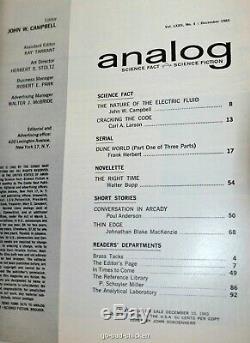 Dune Frank Herbert 1st Printings 1st Dune Stories Ever Printed Analog 1963 1964