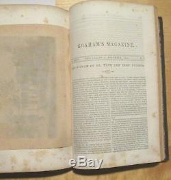 E A POE 1sts IMP OF THE PERVERSE & SYSTEM OF DR. TARR. 1845 Graham's Magazine