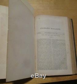 E A POE 1sts IMP OF THE PERVERSE & SYSTEM OF DR. TARR. 1845 Graham's Magazine