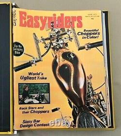 EASYRIDERS Magazine Original #1 First Issue + 1971-1972 Complete + Binder