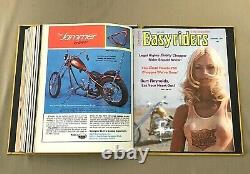 EASYRIDERS Magazine Original #1 First Issue + 1971-1972 Complete + Binder