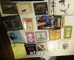 EDWARD GOREY Collectible LOT of 20+ RARE ephemera, magazines and books! NICE