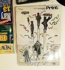 EDWARD GOREY Collectible LOT of 20+ RARE ephemera, magazines and books! NICE