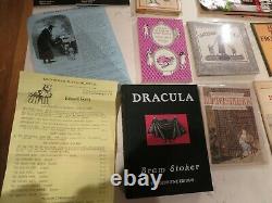 EDWARD GOREY Collectible LOT of 20+ RARE ephemera, magazines and books! NICE
