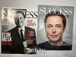 ELON MUSK Success Magazine Bundle February 2013 September 2017