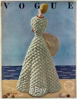 ELSA SCHIAPARELLI COAT Georges Lepape PARIS French VOGUE magazine August 1938