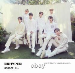 ENHYPEN Japan Debut Single BORDER Hakanai 4 type Album + Clear Photocard Set