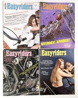 Easyriders Magazine Lot 1972-1975 23 Issues w David Mann Centerfolds