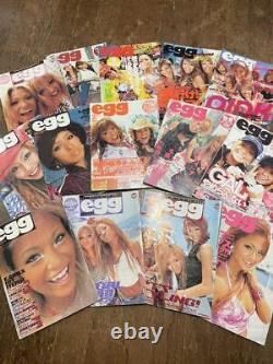 Egg Japanese Tokyo Shibuya gal girl fashion magazine set of 14 2002-2007