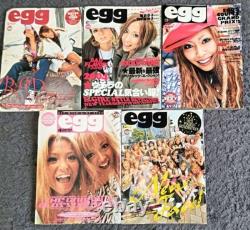 Egg Japanese Tokyo Shibuya gal girl fashion magazine set of 5 2004 Japan