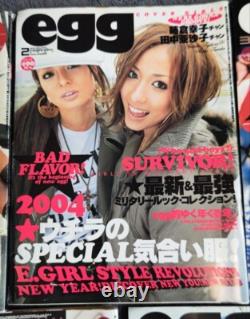 Egg Japanese Tokyo Shibuya gal girl fashion magazine set of 5 2004 Japan