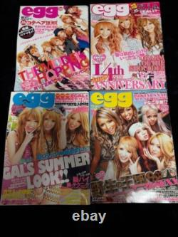 Egg Japanese Tokyo Shibuya gal girl fashion magazine set of 8 2011 Japan