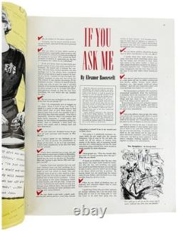 Eleanor Roosevelt contr. / Ladies' Home Journal Vol LIX no 11 November 1942 VG