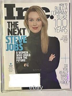 Elizabeth Holmes Theranos business magazine Inc. The next steve jobs fraud