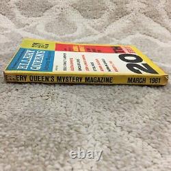 Ellery Queen's Mystery Magazine 20th Anniversary Issue Vol 37 No 3 March 1961