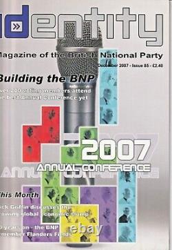 Entire Run of BNP Identity Magazine 1-103 (Griffin Regime) C18 NF Very Rare