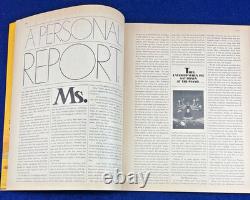 Excellent Copy! First Issue Ms Magazine 1972 Wonder Woman for President
