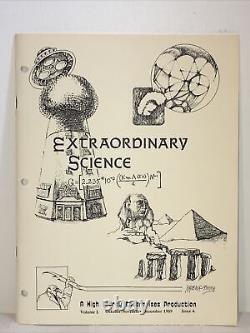 Extraordinary Science Magazine 1989 Volume 1 Issue 4 Vortexian Nikola Tesla