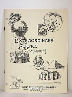 Extraordinary Science Magazine 1989 Volume 1 Issue 4 Vortexian Nikola Tesla