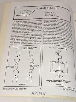 Extraordinary Science Magazine 1989 Volume 1 Issue 4 Vortexian Nikola Tesla