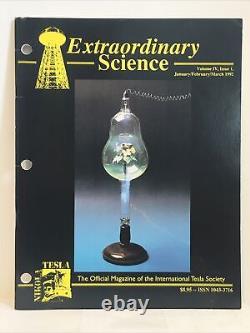 Extraordinary Science Magazine 1992 Volume 4 Issue 1 Nikola Tesla Symposium