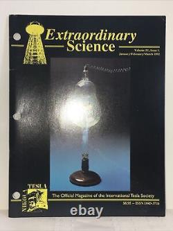 Extraordinary Science Magazine 1992 Volume 4 Issue 1 Nikola Tesla Symposium