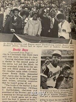 Extremely Rare Vintage Jet Magazine Hank Aaron 715! Home Runs April 25 1974