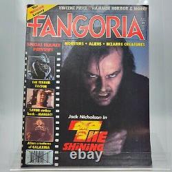 FANGORIA MAGAZINE Lot 1 thru 10 RARE OOP Vintage 1980 VG to LN