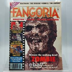 FANGORIA MAGAZINE Lot 1 thru 10 RARE OOP Vintage 1980 VG to LN