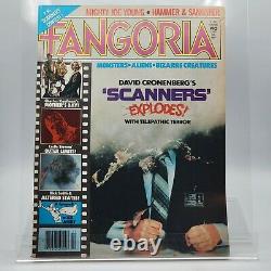 FANGORIA MAGAZINE Lot 1 thru 10 RARE OOP Vintage 1980 VG to LN