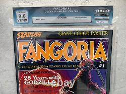 FANGORIA PREMIERE ISSUE 1 1979 POSTER INTACT Halo Graded 9.6 NM+