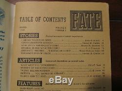 FATE magazine Vol. 1 No. 1 Spring 1948 The Flying Disks RARE Original Saucers VGC