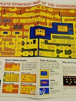 FIRST ISSUE Nintendo Power Vol 1 Super Mario 2 With Zelda Map/Poster Insert