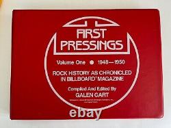 FIRST PRESSINGS Rock History Chronicled in Billboard Magazine / Galen Gart 2 VOL