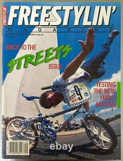 FREESTYLIN Magazine BMX September 1985 Action Magazine GT Haro Master Freestyle