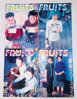 FRUiTS Vol. 1-17 Set 17 books TOKYO HARAJUKU STREET FASHION MAGAZINE RARE VINTAGE