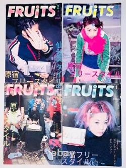 FRUiTS Vol. 1-17 Set 17 books TOKYO HARAJUKU STREET FASHION MAGAZINE RARE VINTAGE