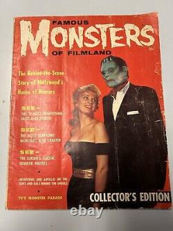 Famous MONSTERS of FILMLAND magazine. 1st Collectors Edition